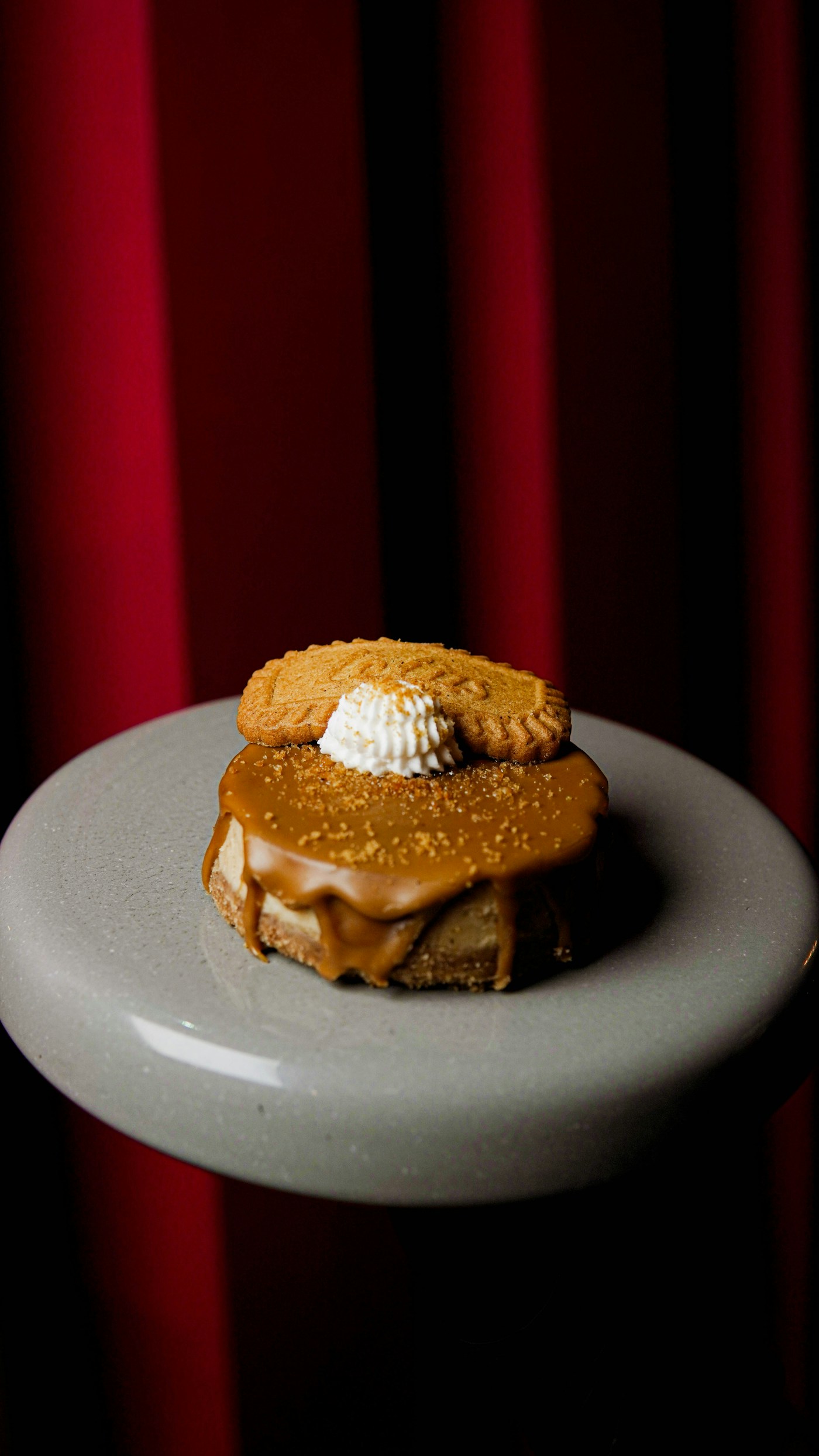 Biscoff Cheesecake Slice — signature dessert by Veloura Bakehouse, delivered across Hyderabad